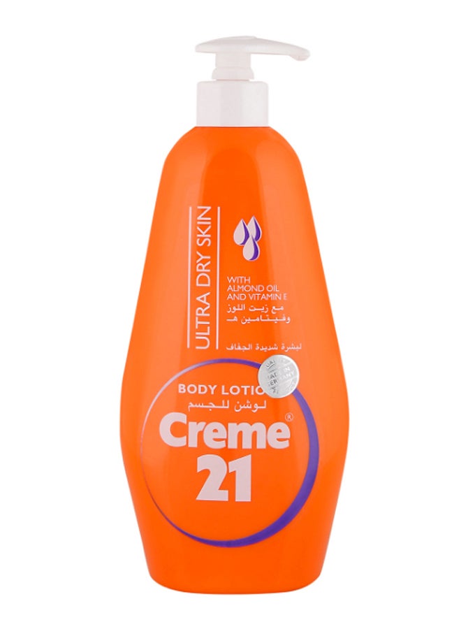كريم21 لوشن للجسم بزيت اللوز وفيتامين E 600ملليلتر - Image 1
