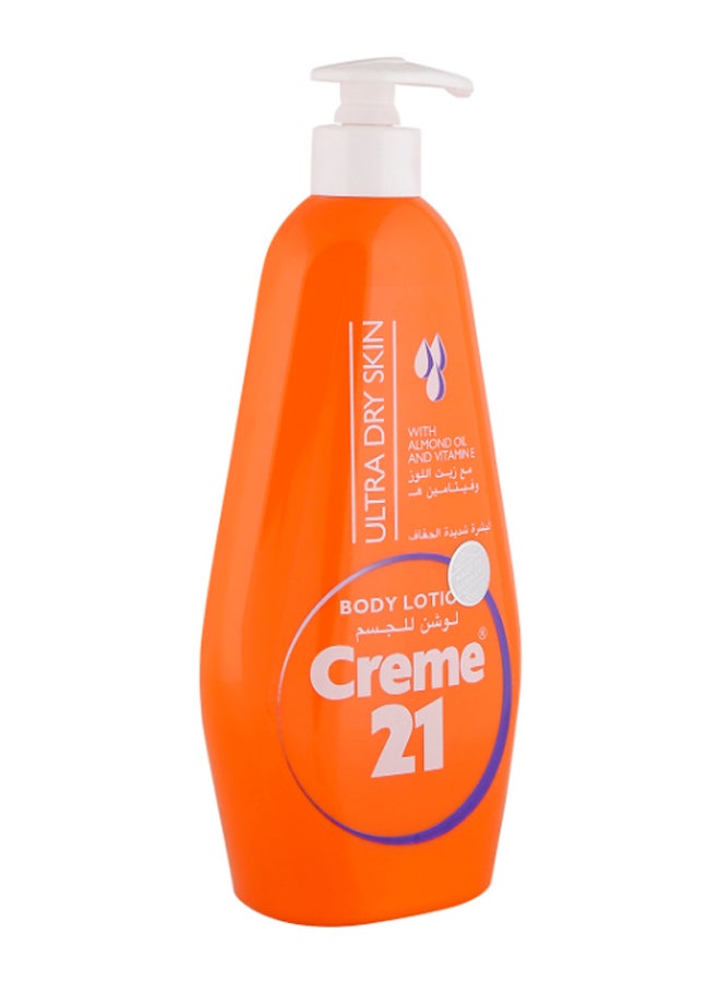 كريم21 لوشن للجسم بزيت اللوز وفيتامين E 600ملليلتر - Image 2
