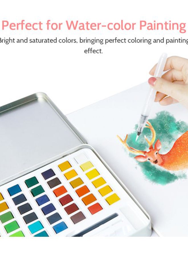 H&B 36 Water-Colour And Painting Accessories Set Multicolour - Image 5