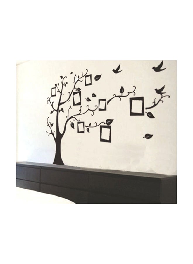 Frame Tree Themed Wall Sticker Black 60x120cm