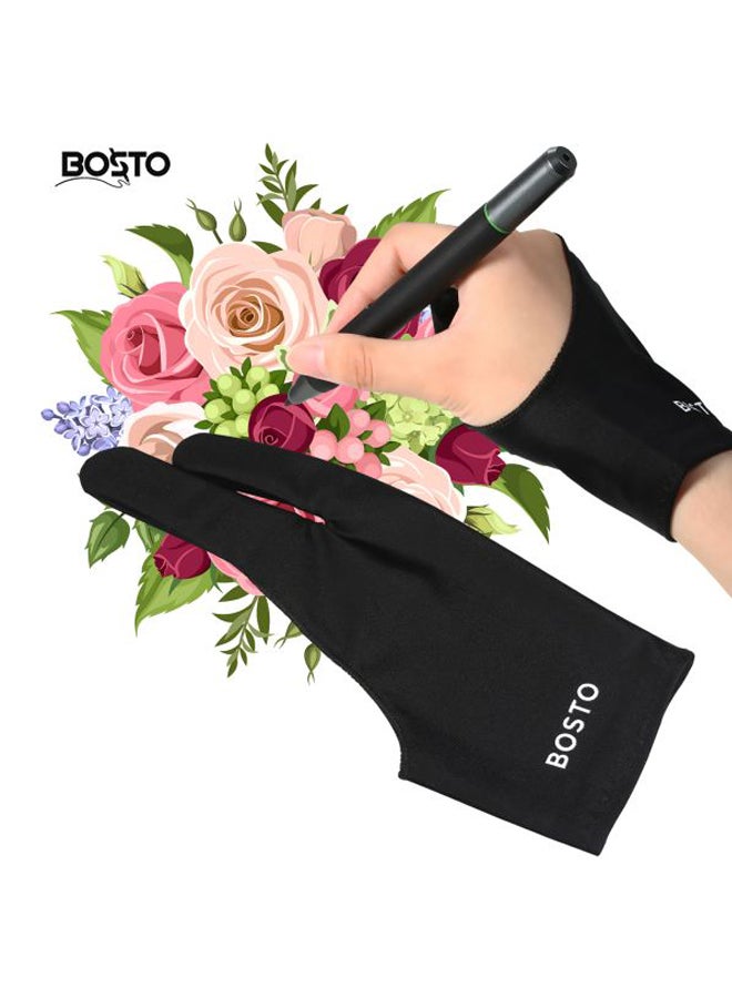 بوستو قفاز بإصبعين للرسم أسود - Image 3