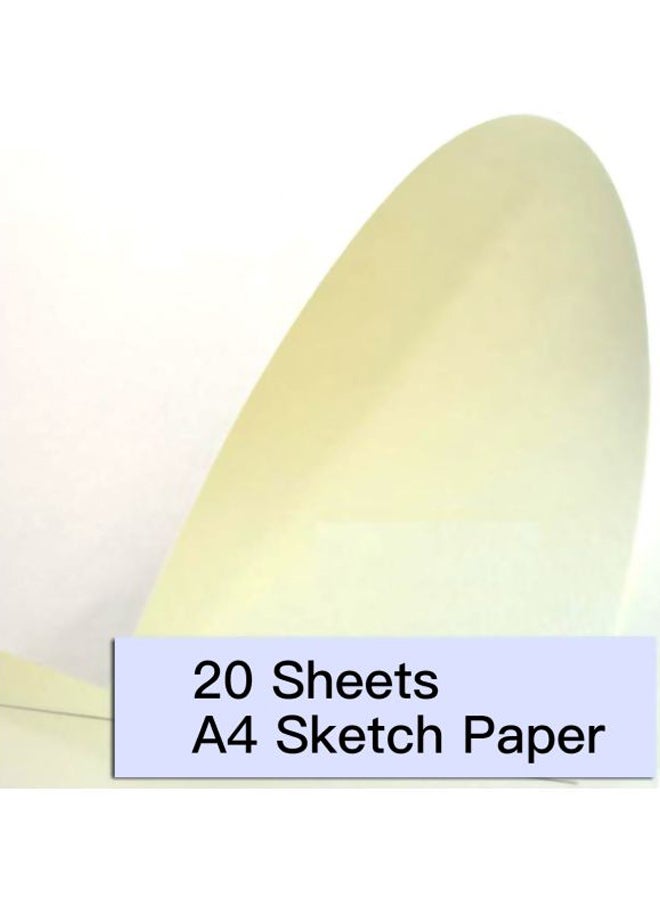 Generic - 20 Sheets A4 Sketch Paper - Image 1
