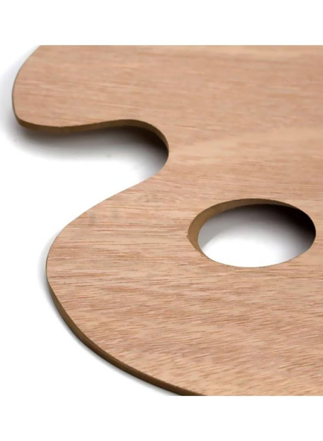 Wooden Painting Palette Brown - Image 3