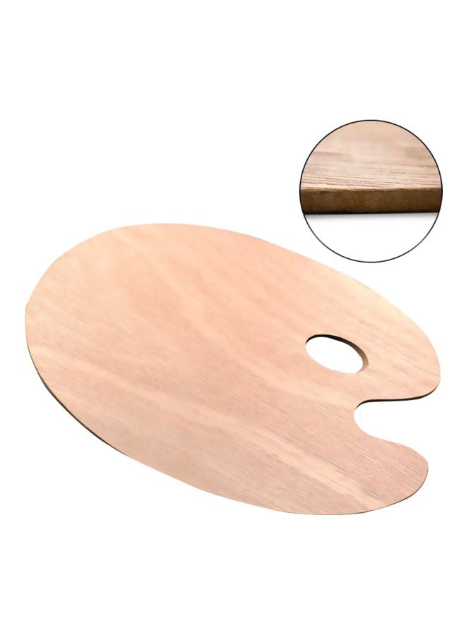 Wooden Painting Palette Brown - Image 5