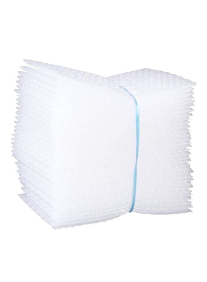 Generic - Pack Of 100 Bubble Wrap Bags Clear - Image 1
