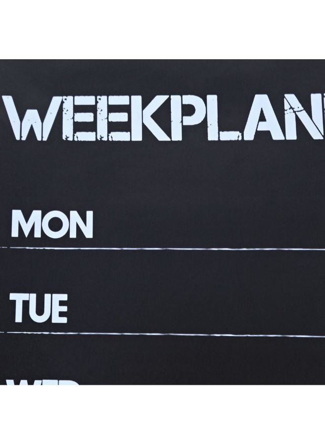 Xpert Decor Week Planner Self Adhesive Decorative Wall Sticker Black 45 x 31cm  - Image 2