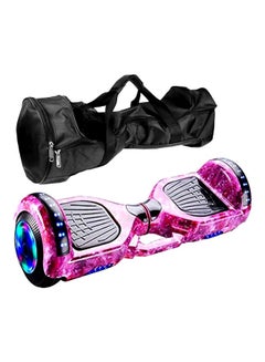 Self Balancing Electric Hoverboard With Bluetooth Speakers And LED Lights Purple 69x25x26cm