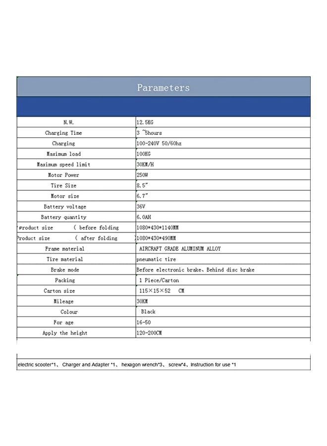 Cool Baby Foldable Electric Scooter 114x108cm - Image 5