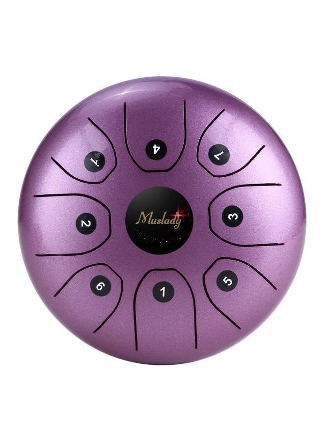 Muslady 8-Tone Tongue Drum C Key Percussion With Pair Of Stick And Carry Bag  - Image 1