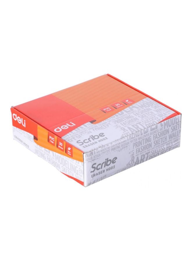 ديلي طقم محايات سكرايب من 30 قطعة أبيض - Image 2