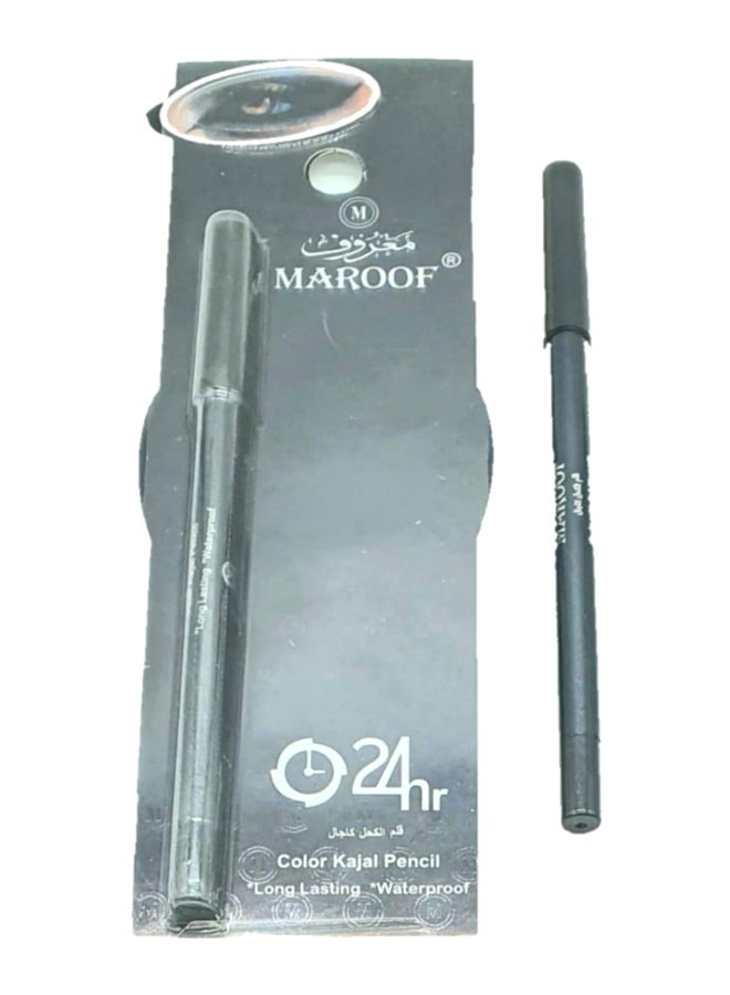 MAROOF Long Lasting Waterproof Kajal Pencil Grey - Image 2