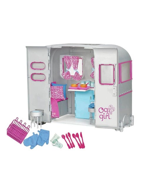RV Seeing You Camper Accessories Set For 18-Inch Doll