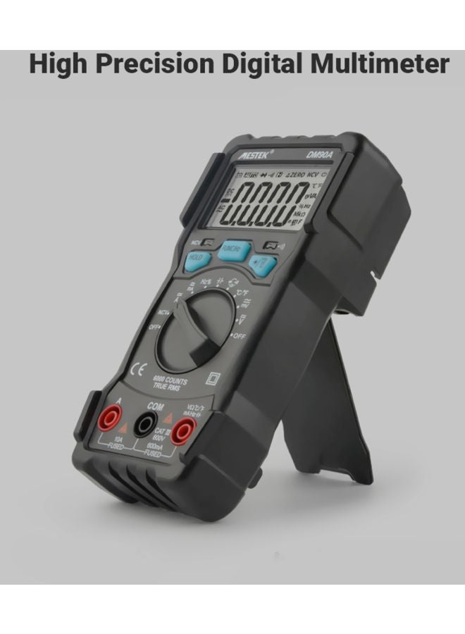 MESTEK High Precision Digital Multimeter Grey/Red/Blue 17.7x5.4x11.1cm - Image 3