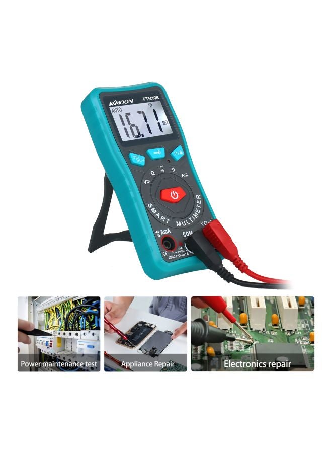 KKmoon Compact Digital Multimeter Black/Red/Blue 5.31x2.48x1.1inch - Image 2