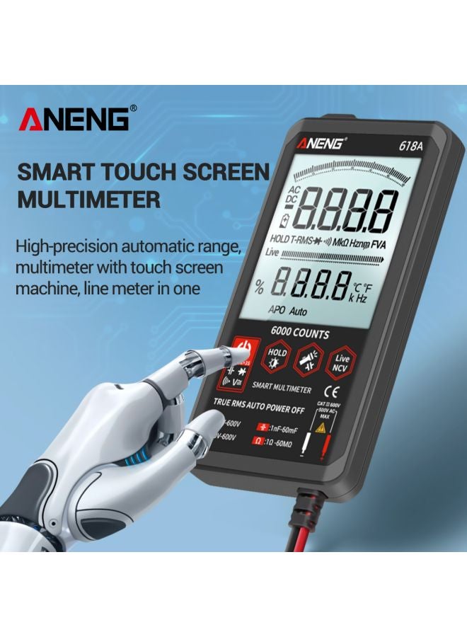 ANENG Digital Autoranging Multimeter Black/Red 5.46x2.67x0.66inch  - Image 3