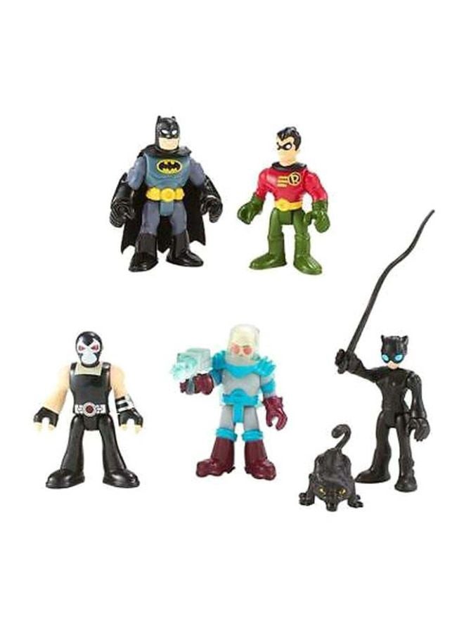 فيشر برايس مجموعة مجسمات أبطال باتمان والأشرار من مسلسل DC Super Friends من أماجينكست من 5 قطع طراز BCV34  - Image 1