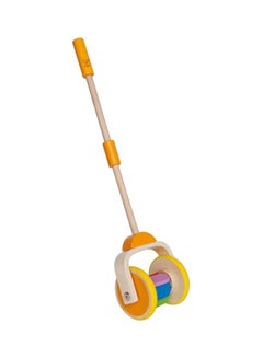 Hape Rainbow Wooden Push And Pull Toddler Walking Toy E0344  - Image 1