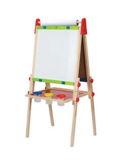 Hape All-in-1 Magnetic Easel E1010 Beige/Red/Blue  - Image 2