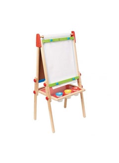 Hape All-in-1 Magnetic Easel E1010 Beige/Red/Blue  - Image 3