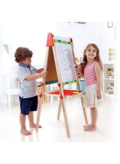 Hape All-in-1 Magnetic Easel E1010 Beige/Red/Blue  - Image 5