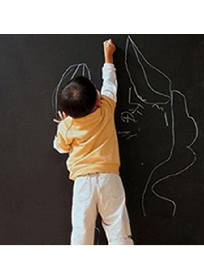 اي دي ام ملصق جداري للزينة ذاتي اللصق أسود 45 x 200سم - Image 2