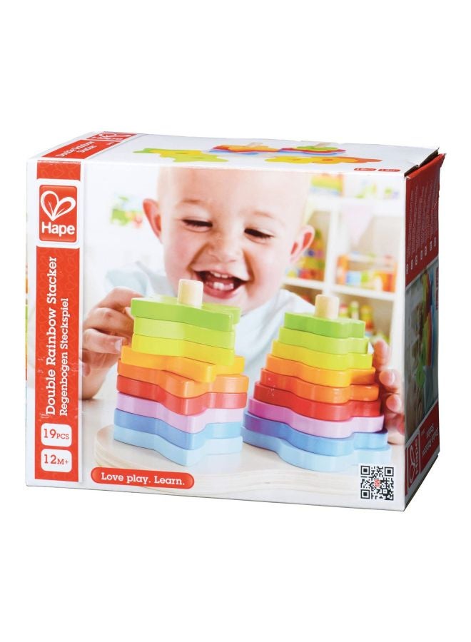 Hape Double Rainbow Stacker Playset  - Image 4