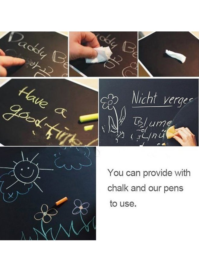 Generic Chalkboard Calendar Wall Art Sticker Black 60x90cm  - Image 2