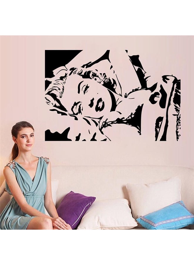 Marilyn Monroe Themed Wall Sticker Black 39x58cm - Image 3