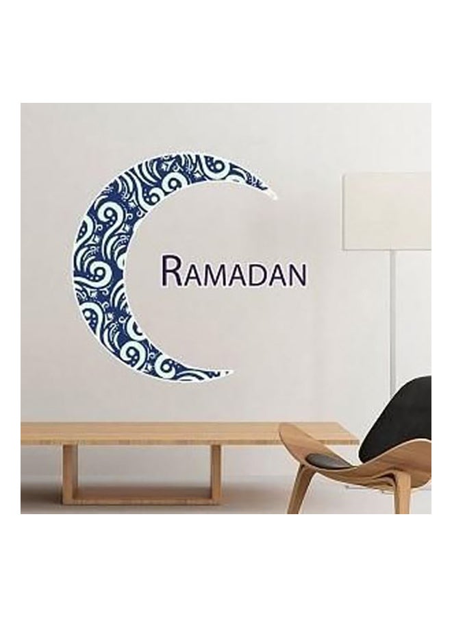 Ramdan Themed Wall Sticker Blue 50x70cm