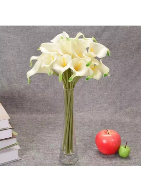 Decorative Glass Vase Clear 28x7cm