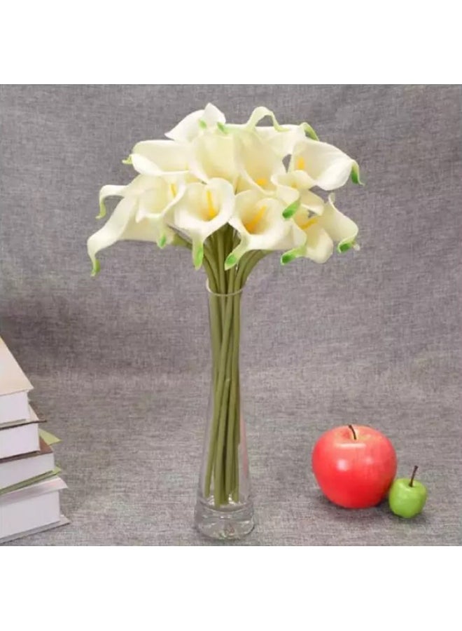 مزهرية زجاجية للزينة شفاف 28x7سم