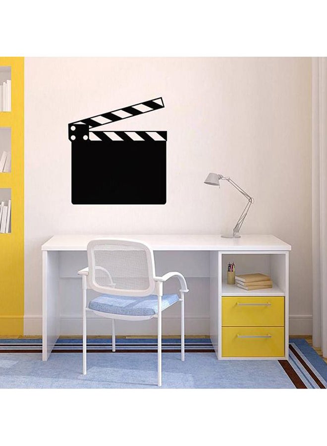 Clapper Board Self Adhesive Wall Decorative Sticker Black 55 x 50cm  - Image 1