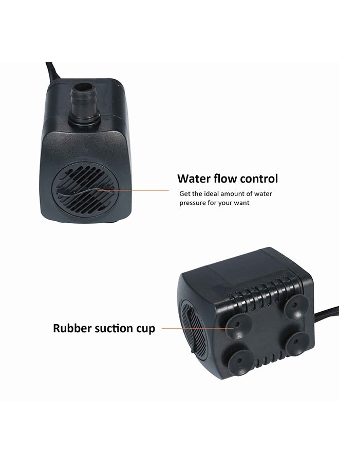 LED Submersible Pump Black 11.8x6.8x9.5cm - Image 4