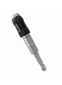 Magnetic Rotary Screw Drill Tip With Holder Silver/Black 9x2x5cm