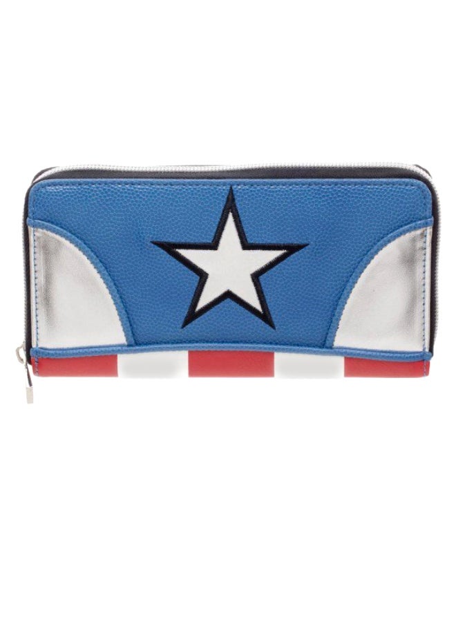 بايو وورلد محفظة بتصميم خطوط مستوحاة من فيلم "Marvel" أحمر/أبيض - Image 2