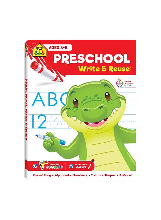 Preschool, Write & Reuse‎ Paperback English by Staffs of School Zone - 2018