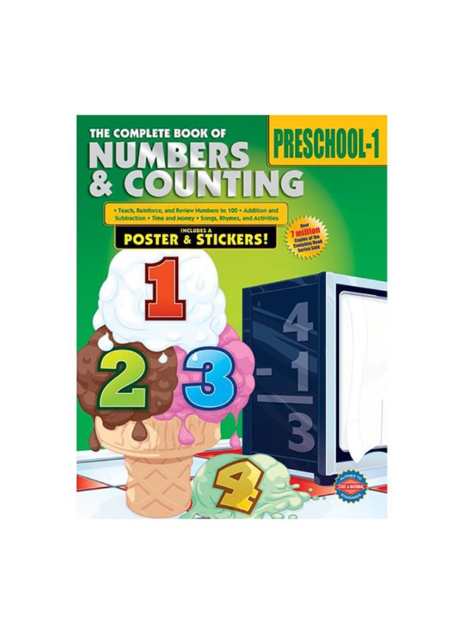 Complete Book ,Numbers & Counting, Preschool ‎-‎ ‎1‎‎ Paperback English by Staffs of School Specialty - 2009 