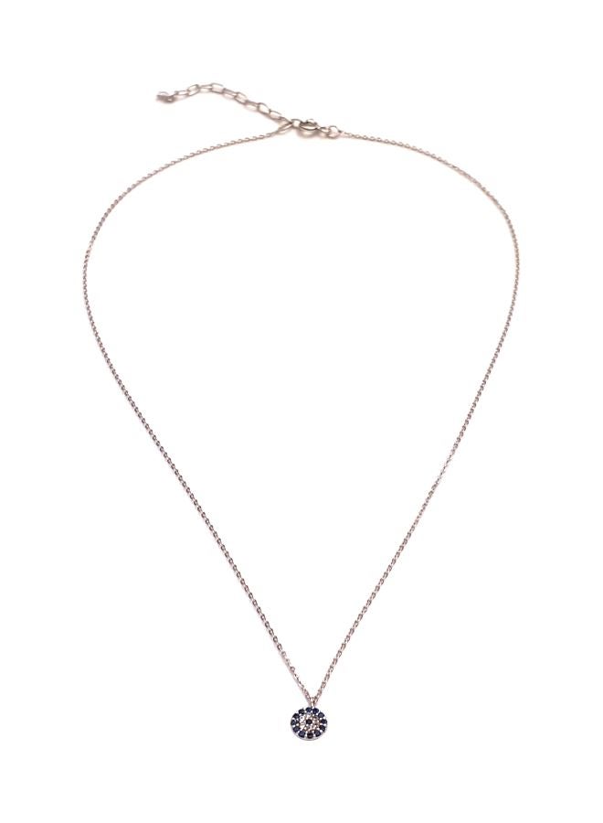 ألوان قلادة بدلاية مرصعة بأحجار الزركون من الفضة الإسترليني عيار 925 - Image 1