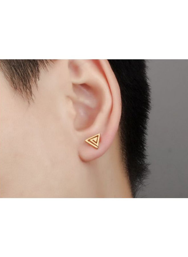 Triangle Design Stainless Steel Stud Earrings - v1597214036/N39612604A_4