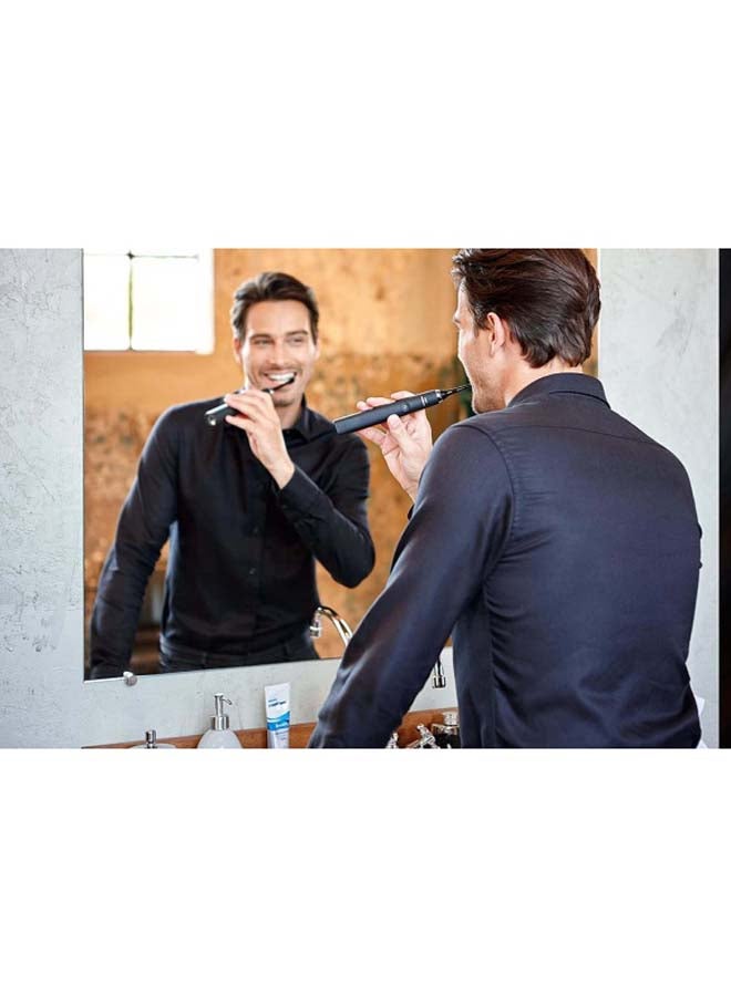 فيليبس سونيكير مجموعة فرشاة أسنان كهربائية دايموند كلين أسود - Image 3