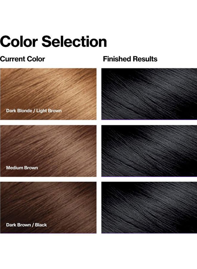 ريفلون صبغة تلوين الشعر الدائمة كلر سيلك 10 أسود - Image 2