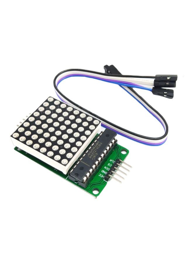 MAX7219 Dot Matrix Control Module Black/Green/White  - Image 1