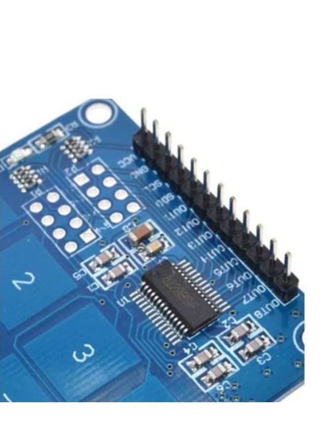 Generic - 16-Way Touch Switch Digital Sensor IC Module Board Blue - Image 1