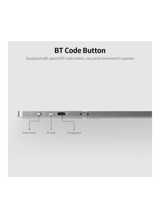 Wireless Folding Keyboard Black - Image 3
