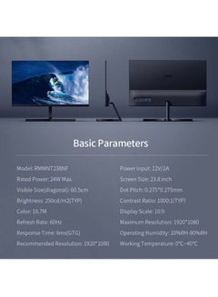 Xiaomi 23.8-Inch Redmi Full HD Monitor Black  - Image 5