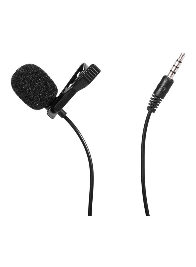 ميكروفون متعدد الاتجاهات مقاس 3.5 مم مع مشبك ربط C9938-1-L أسود - Image 2