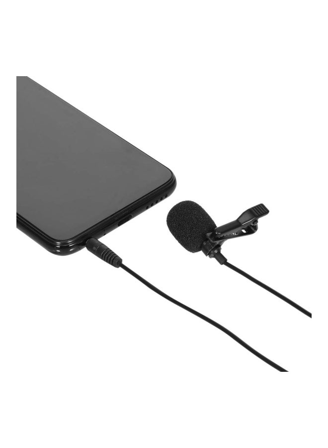 ميكروفون متعدد الاتجاهات مقاس 3.5 مم مع مشبك ربط C9938-1-L أسود - Image 3