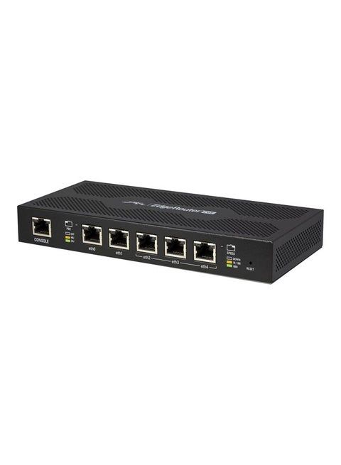 EdgeRouter PoE Advanced Technology 5-Port Router (ERPOE-5) Black