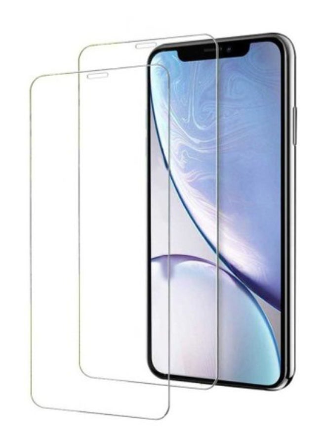 مارجون لاصقة حماية للشاشة من الزجاج المقوى لهاتف أبل آيفون 11 (عبوة من قطعتين) شفاف - Image 2