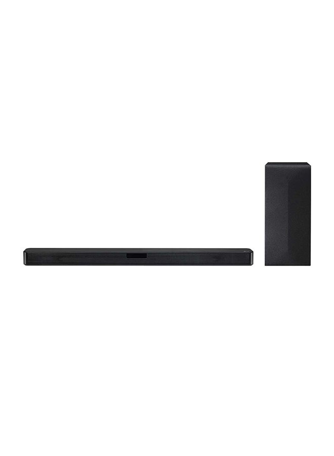 LG - 300W 2.1-Channel Sound Bar SN4 Black - Image 1